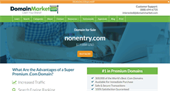Desktop Screenshot of nonentry.com