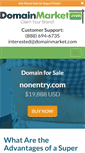 Mobile Screenshot of nonentry.com